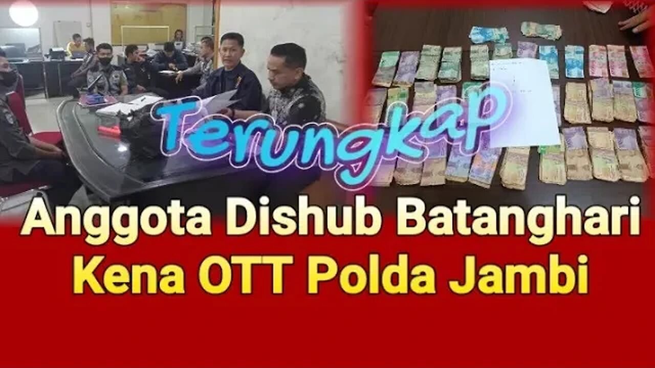 Anggota Dishub Batanghari Kena OTT Polda Jambi