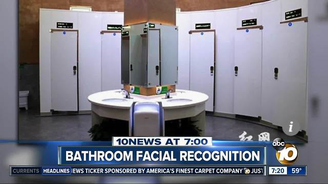 Facial recognition in toilets?