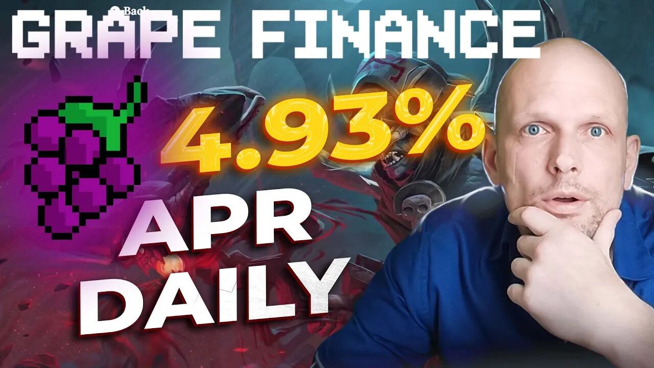 GRAPE FINANCE DEFI ON AVAX CRYPTO PROJECT REVIEW 4.93% APR!?!