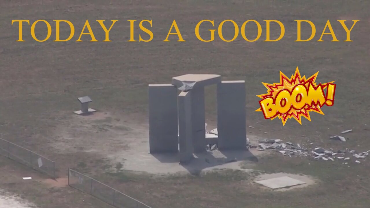 WIN!!! Someone blew up the Georgia Guidestones!!!