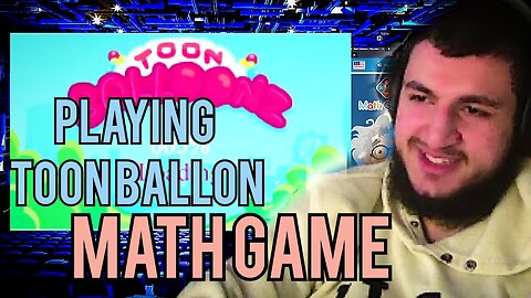 playing toon balloon Math Game