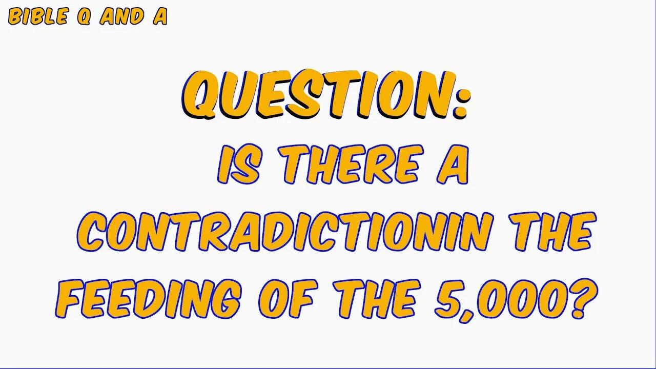 Is there a contradiction in the feeding of the 5000?