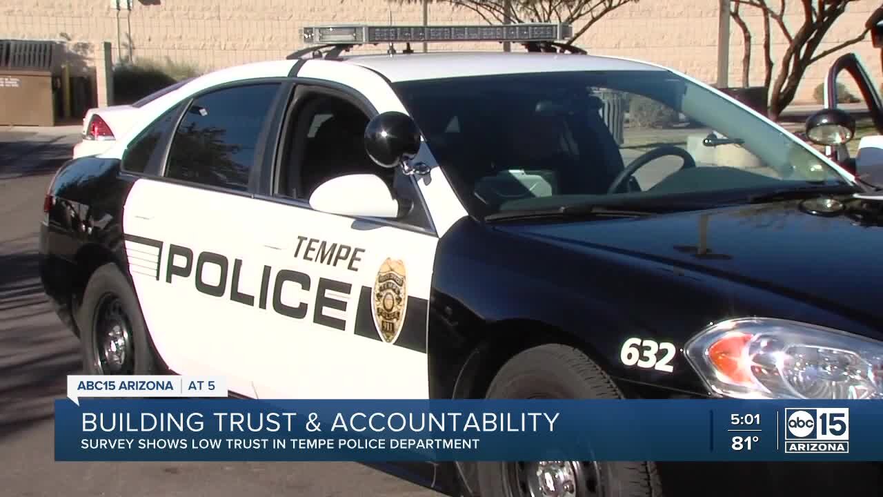 Survey shows low trust in Tempe Police Department from local residents