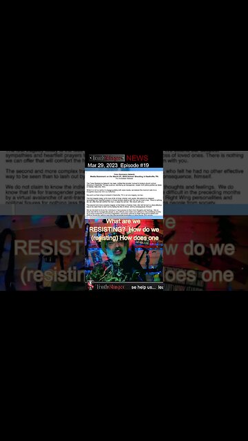 Trans RESISTANCE Network TRANNYS RESIST they are angry #shorts #shortsvideo #shooter