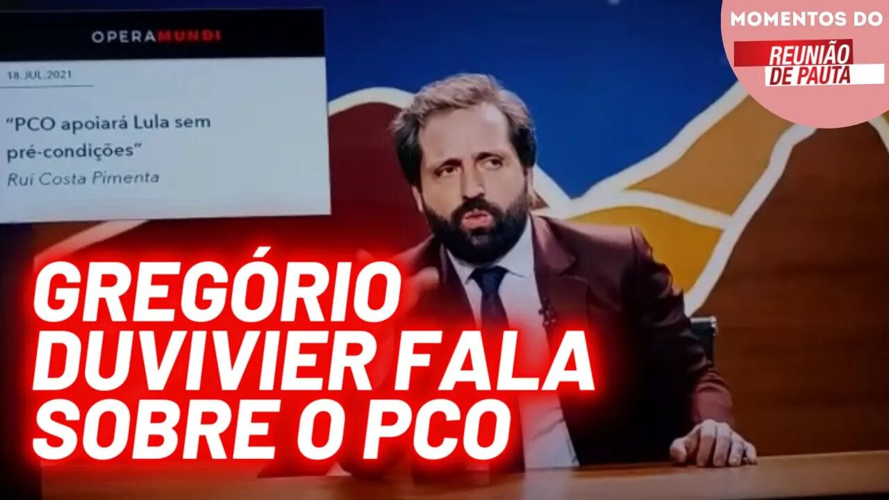 O vídeo do Greg News sobre o Lourdes Melo e o PCO | Momentos do Reunião de Pauta