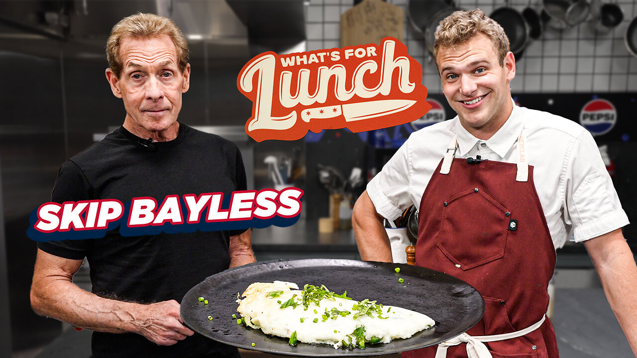 Cooking an Egg White Omelet With Skip Bayless | What's For Lunch Presented By ‪@theprimalkitchen‬