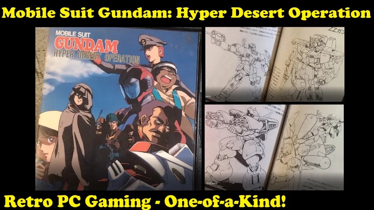 ONE OF A KIND RETRO - Mobile Suit Gundam: Hyper Desert Operation(1992) - Retro Gaming - FM Towns