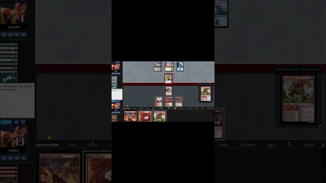 Boros Burn | MTG Pioneer #shorts #shortsvideo #mtg