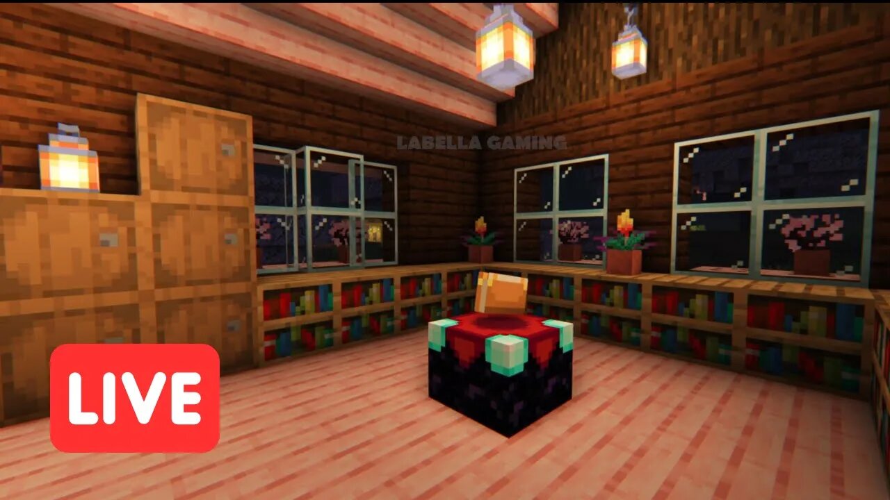 A Rainy Evening, Enchanting with Happy Tunes to Relax, Study, Read or Sleep | Minecraft Ambience