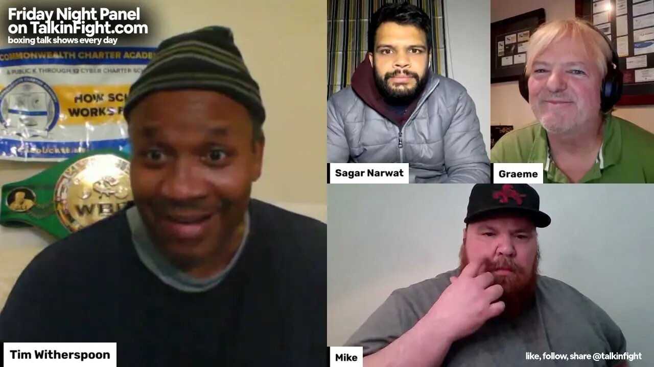 Sagar Narwat, Tim Witherspoon, and the panel discuss Boxing in India | Talkin Fight