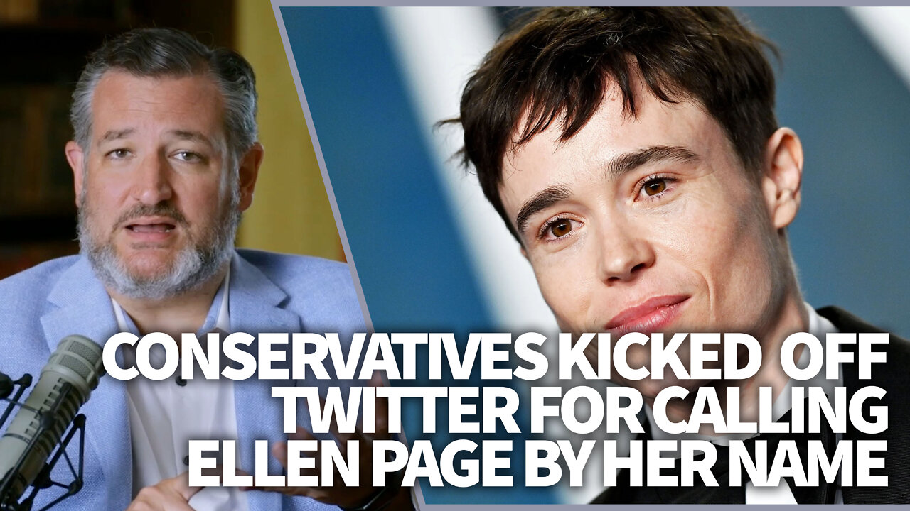 Conservatives KICKED OFF Twitter for calling Ellen Page by her name