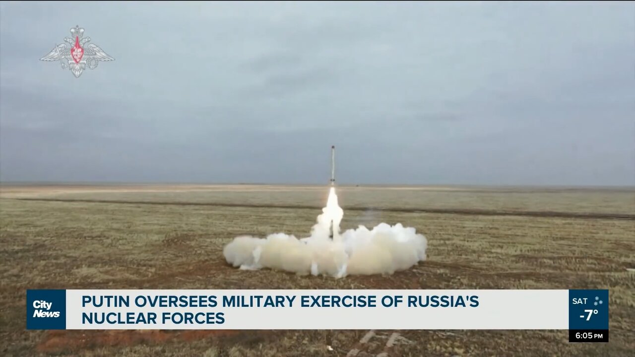 Russia test-fires nuclear-capable missiles