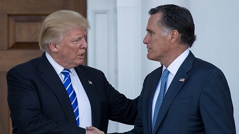 In A Surprise Move, President Trump Endorses Mitt Romney For Senate