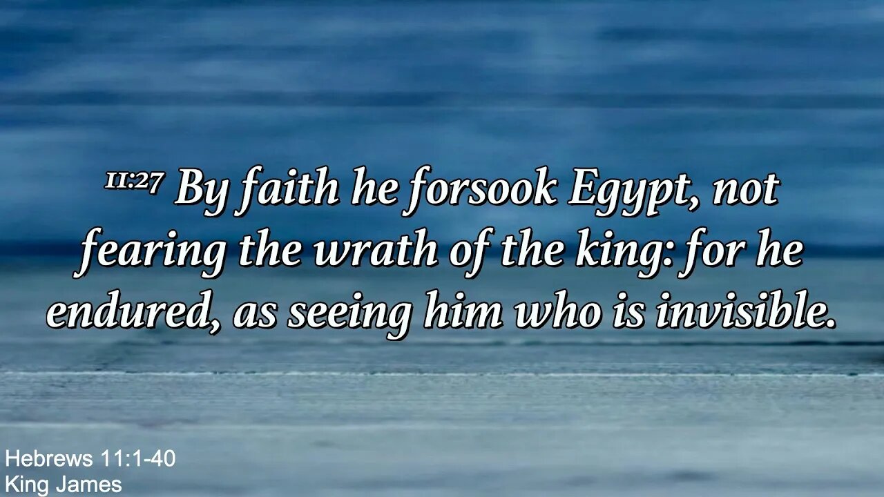 Sunday Evening, March 12th - Seeing Him Who Is Invisible