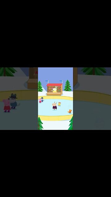 MY FRIEND PEPPA PIG - ICE SKATE #shorts
