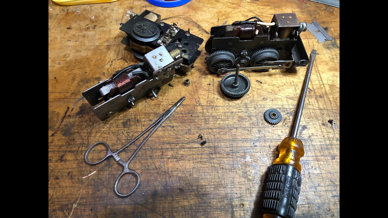 MARX PREWAR SINGLE REDUCTION MOTOR / COMPLETE DISASSEMBLY / EASY AND SIMPLE TO DO / 5 MINUTE JOB