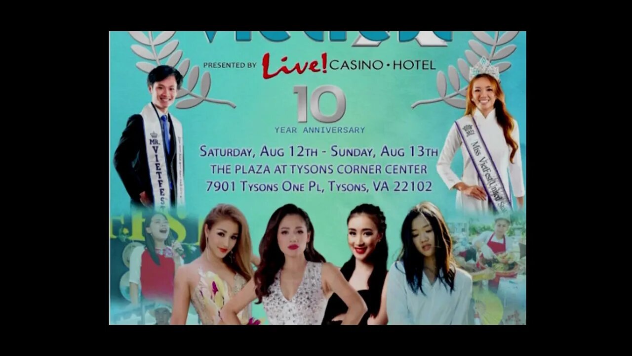 VIETFEST 23 tại Tysons Corners Mall 12-13 August 12-13 2023