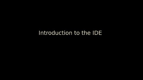 2021.August.8 --- Intro to IDE