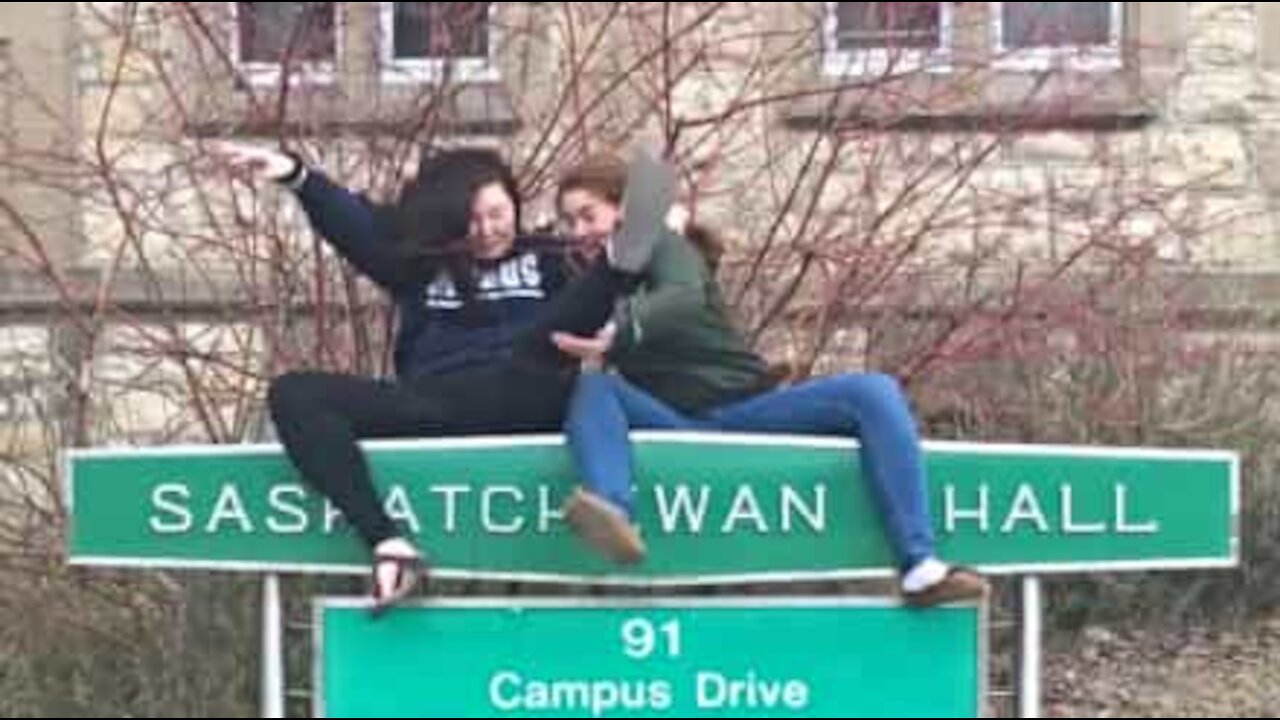 Always be careful doing risky poses!