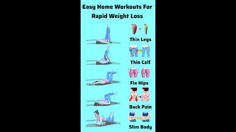 Easy Home Workouts For Rapid Weight Loss