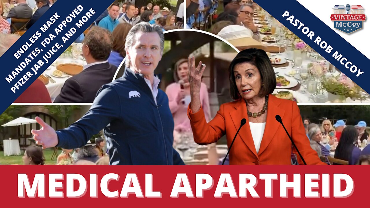 Medical Apartheid | Mask Mandates, FDA approves Pfizer Jab Juice, and more