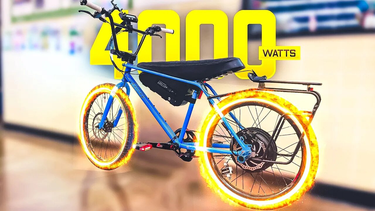 ZOOZ EBMX EBIKE From 750w to 4000watt! 72v Upgrade