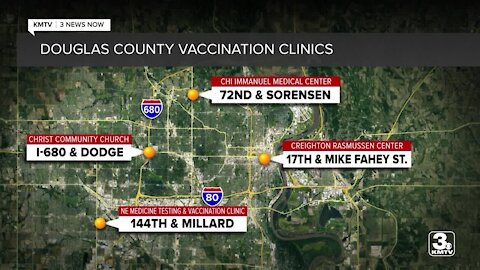 Vaccine registration launches in Douglas County Friday