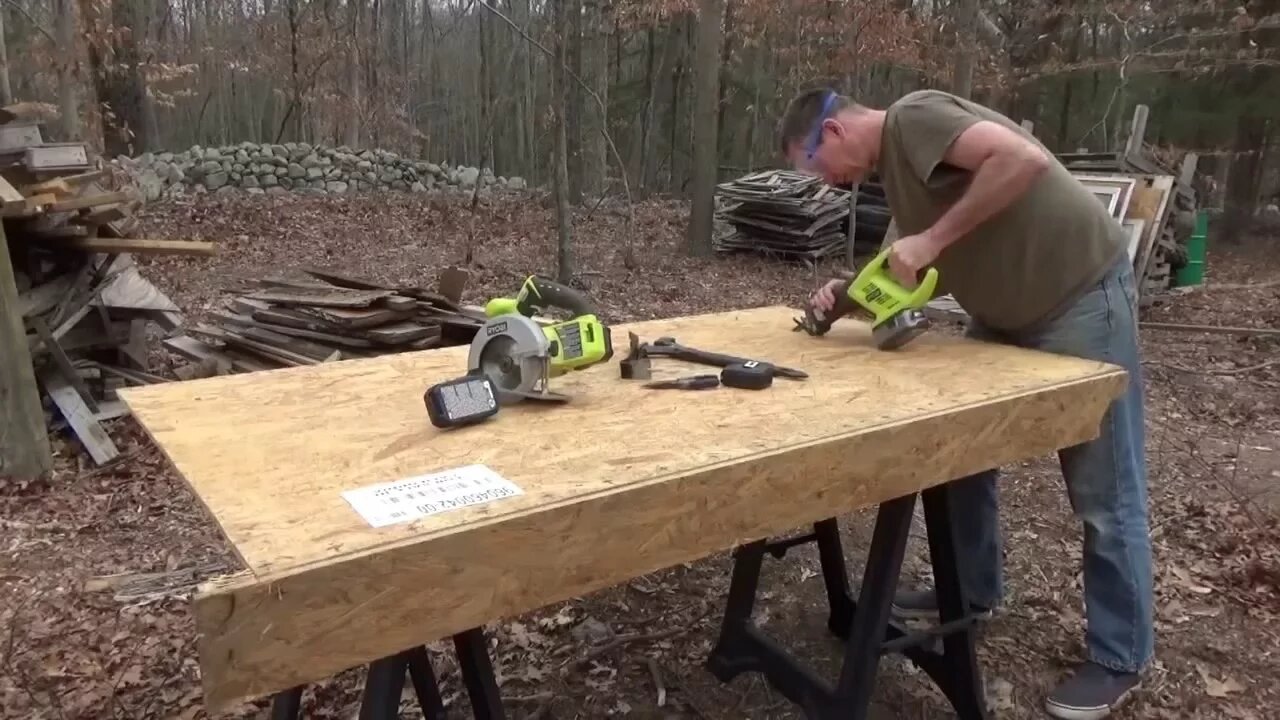 Working With Reclaimed OSB Sheathing In My Tiny House