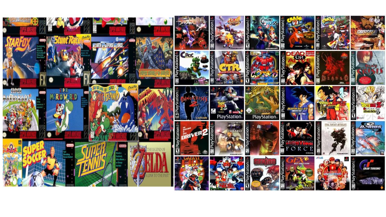 RePlay SNES and PS1 Games