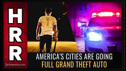 ⁣America's cities are going full GRAND THEFT AUTO!!!