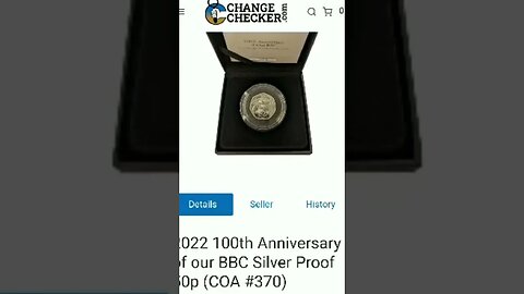 #2022 #100th #Anniversary #BBC #Silver #Proof #50p #COA #370Only @ #ChangeChecker com #investments