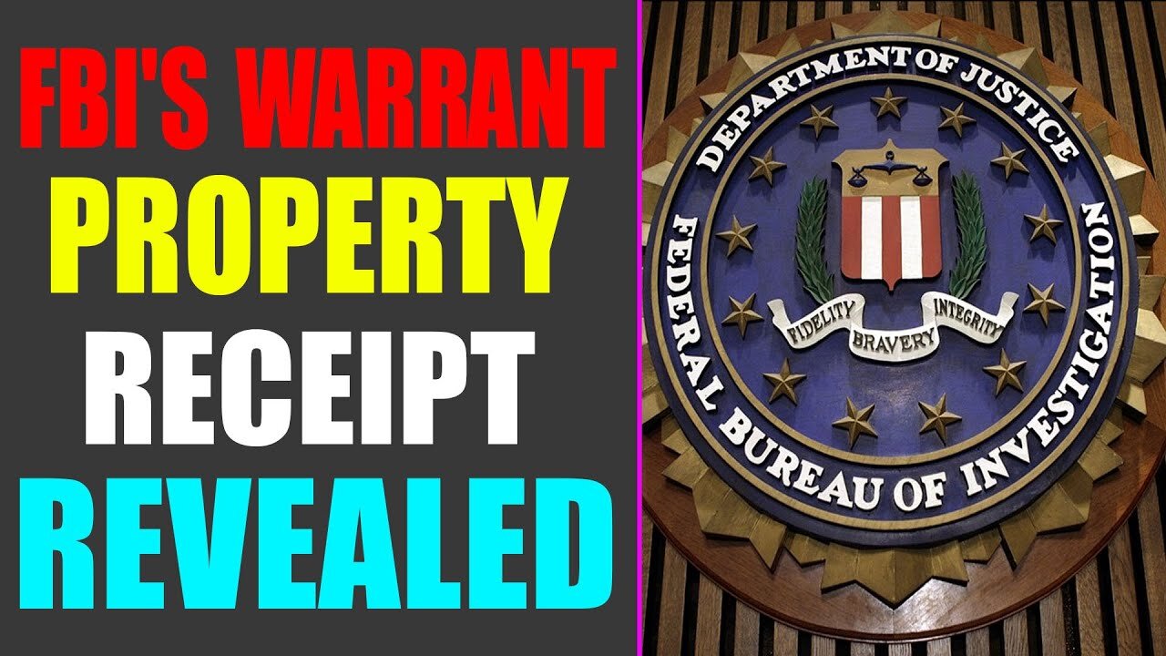 HUGE BOMB! FBI'S WARRANT & PROPERTY RECEIPT REVEALED: TRUMP REQUESTS RETURN OF PRIVILEGED DOCUMENTS!