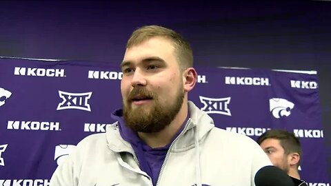 Kansas State Football | Hayden Gillum Postgame Interview | Iowa State 42, K-State 35