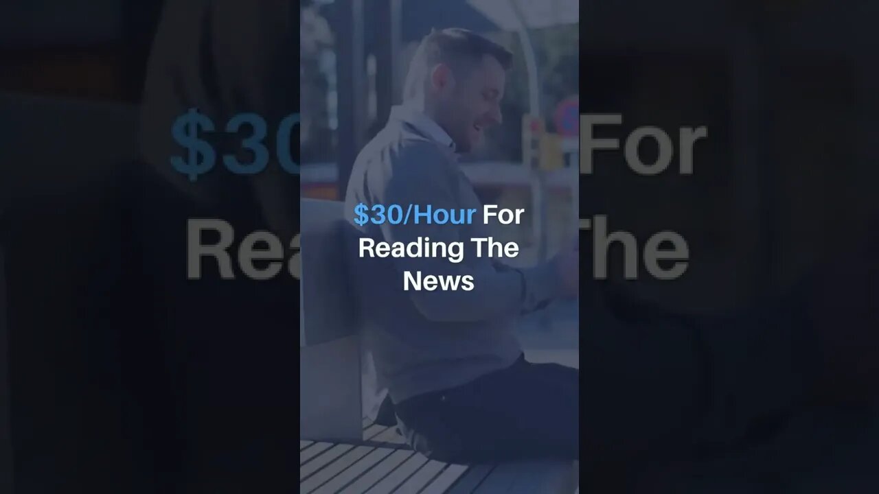 $30/Hour For Reading The News | How to make money online free | #shorts