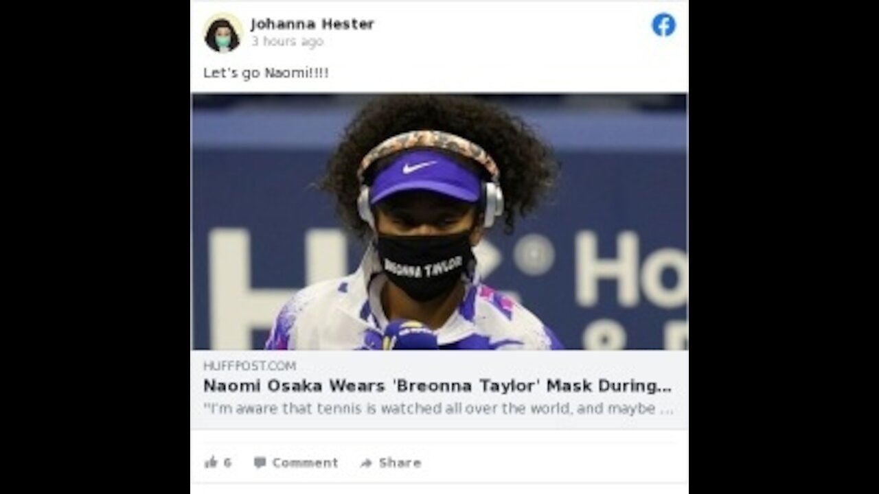 Naomi Osaka Pays Tribute To Breonna Taylor During The US Open