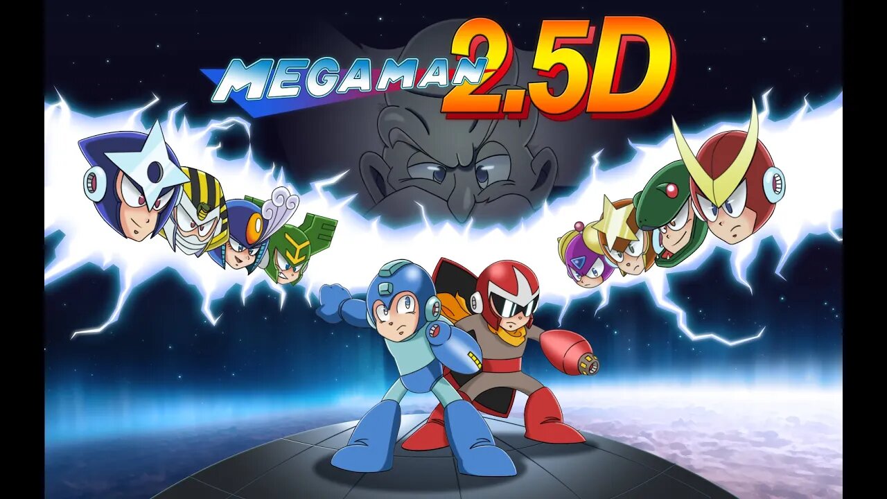 Megaman 2.5D. Awesome fan game