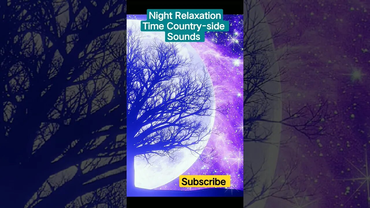 Get cozy and fall asleep to the soothing sounds of the countryside at night 🌙🌳 ASMR