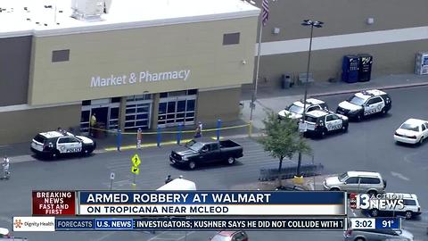 Walmart robbed near Tropicana and McLeod