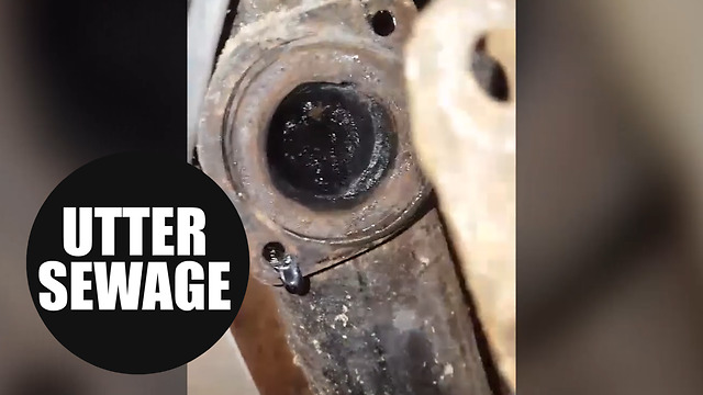 A man has started a video diary to document his ongoing drainage woes