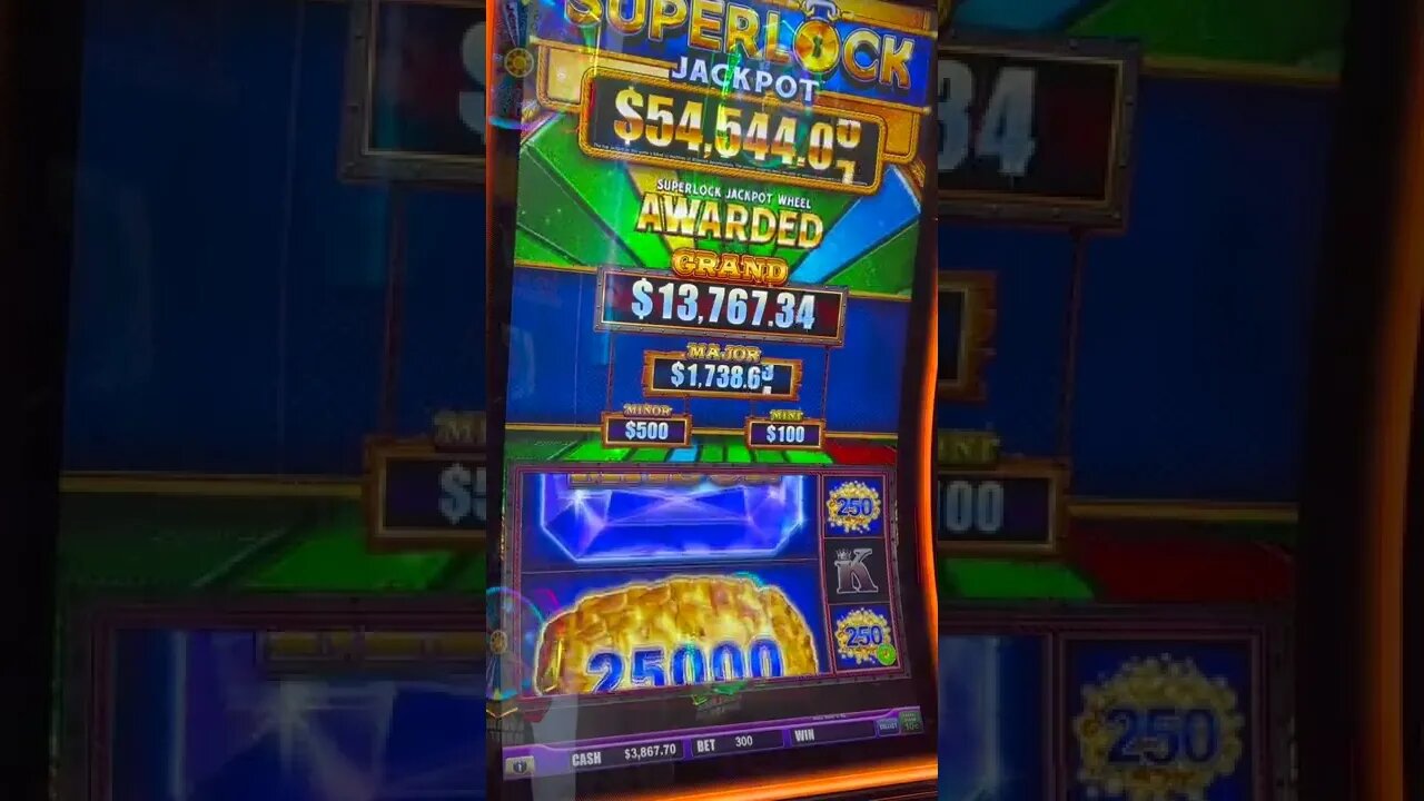 MAJOR JACKPOT ON EUREKA SUPERLOCK #shorts