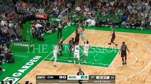 JAYLEN BROWN NASTY POSTERIZE DUNK ON NIKOLA VUCEVIC