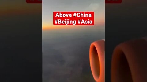 Above #China #Beijing #Asia flying to Tokyo