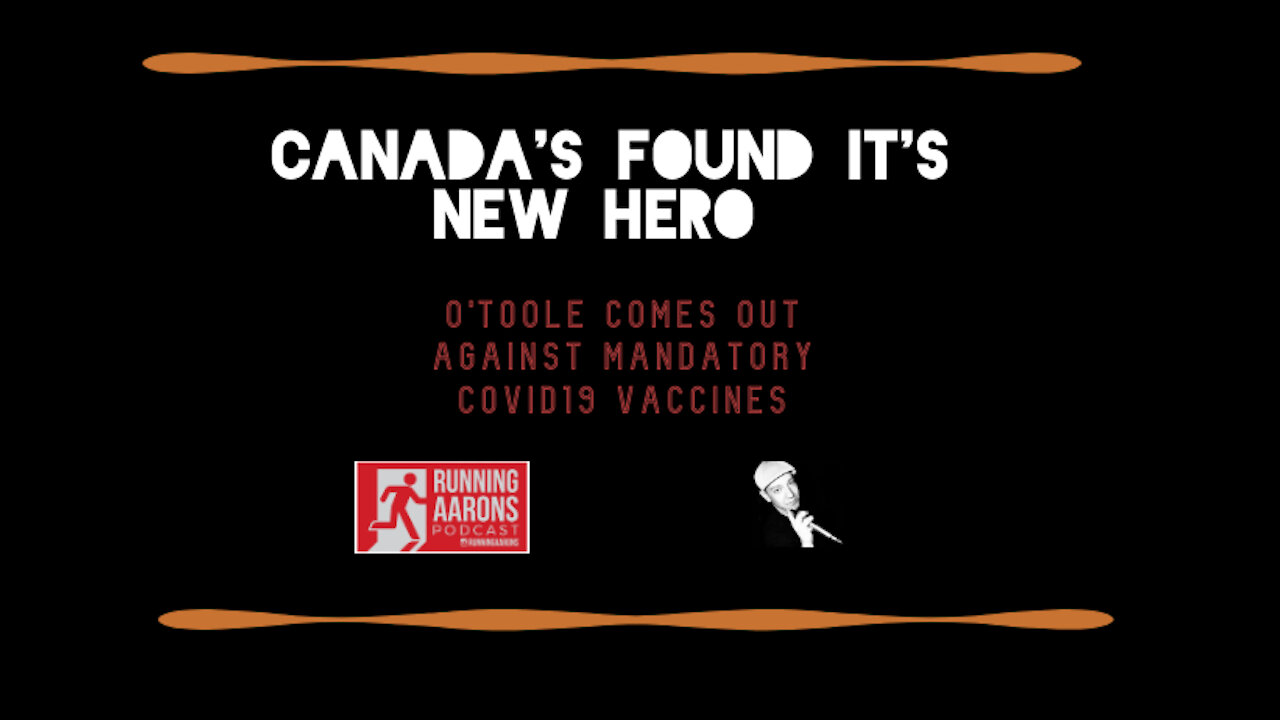 CANADA HAS IT'S NEW HERO - O'Toole is Our Last Chance for Liberty in This Country