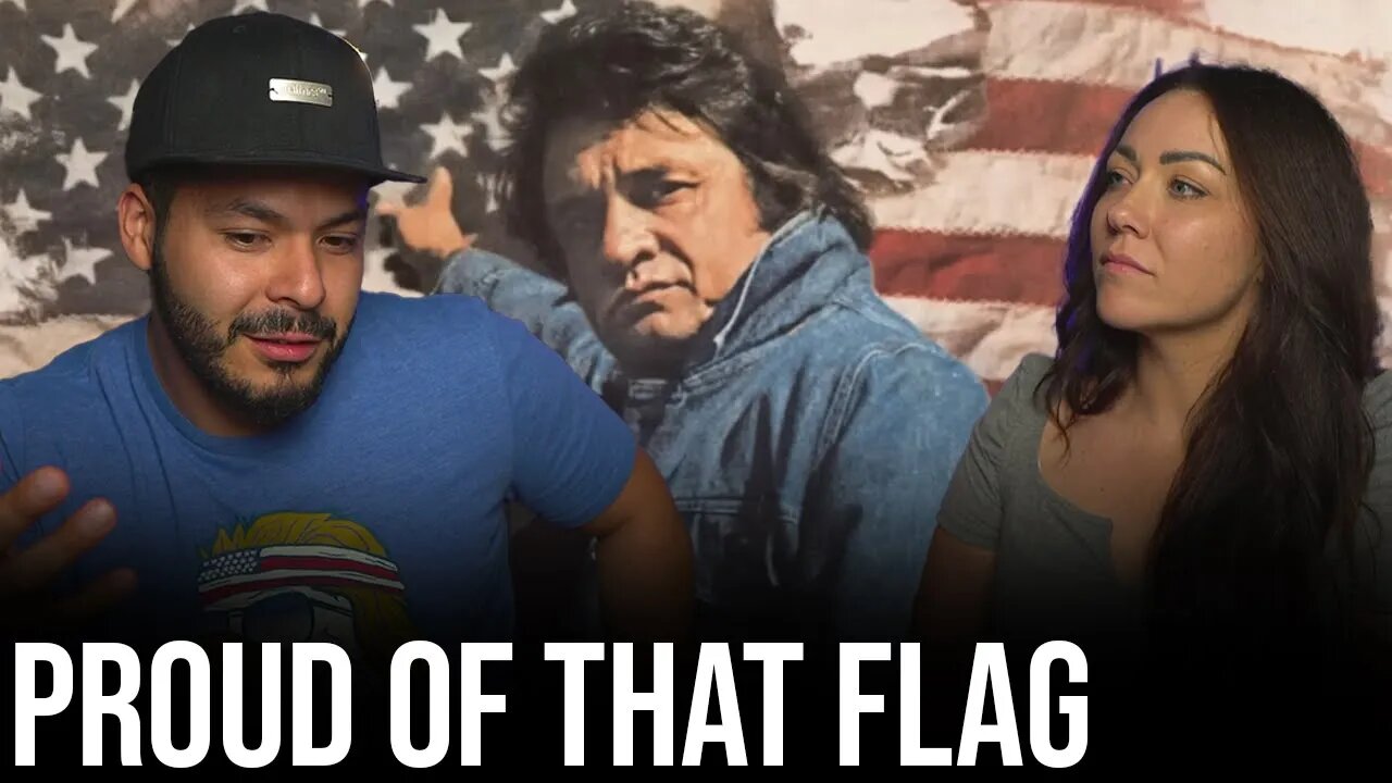First time hearing Johnny Cash's Ragged Old Flag (Reaction feat Ali!) | Memorial Day Weekend