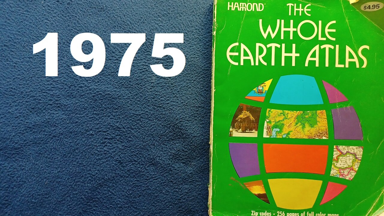 BOOK REVIEW: THE WHOLE EARTH ATLAS, 1975 HAMMOND INCORPORATED