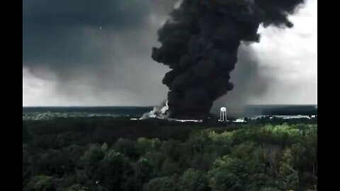 A BIOLAB IN GEORGIA ON FIRE AND SENDING MASSIVE PLUMES