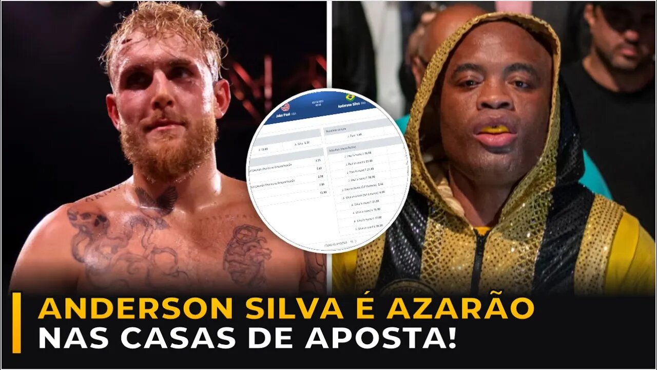 JAKE PAUL APARECE COMO FAVORITO CONTRA ANDERSON SILVA!