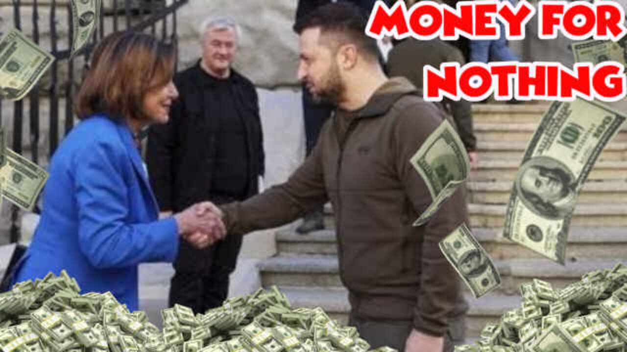 Pelosi Travels To Ukraine Warzone To Check In On Her Money Laundering! [01.05.2022]