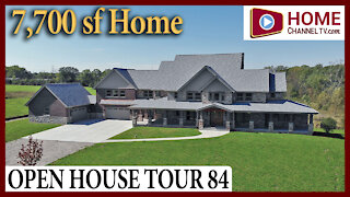 Open House Tour 84 - Custom Home Walk-through Tour in Homer Glen IL - Home Channel TV