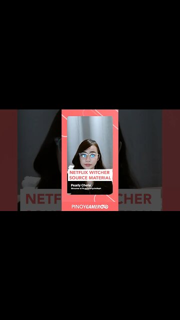 Netflix Witcher Source Material #witcher #pinoygamerph #podcastphilippines #shorts #shortsph